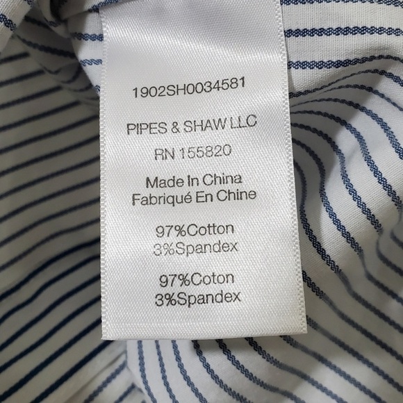 Veronica Beard Frankie Pinstripe Button Down Square Neck Top - Picture 7 of 11